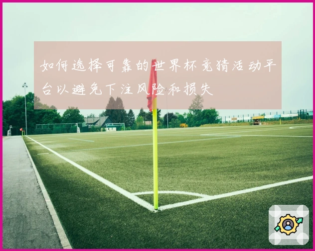 如何选择可靠的世界杯竞猜活动平台以避免下注风险和损失